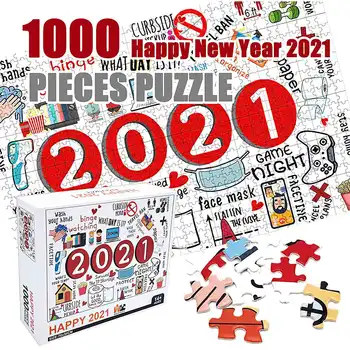 Ir 2021. Jigsaw Puzzle 1000pcs Pieaugušajiem Bērniem Puzzle Piemiņas Jigsaw Rotaļlietas, Lai Mazinātu Stresu