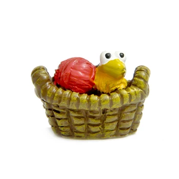 2gab Miyazaki Hayao Dedzīgs Prom Seja Cute Skaitļi Rotaļlietas Seja Ar Putnu Grozu Sveķu Rīcības Attēls Kolekciju Modelis Rotaļlietas