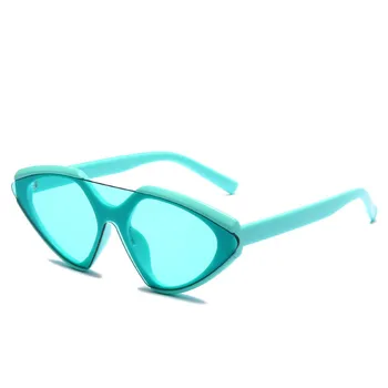 ONEVAN Neregulāra Daudzstūra Saulesbrilles Sieviešu Modes Dizainers Brilles, Saulesbrilles Vīriešiem Moderns Macaron Zaļa Dzeltena Brilles