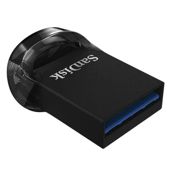 Sandisk USB Pendrive 3.1 Ultra Fit mini 16Gb 32Gb 64Gb, 128Gb Flash Disks ātrgaitas 130 MB/s, oriģināls Plug & Atpūta