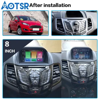 AOTSR 4G RAM Octa Core Android 9.0 Auto DVD Atskaņotājs, GPS Navigācijas Multimediju Stereo Ford Fiesta MK72013-Auto Radio Audio