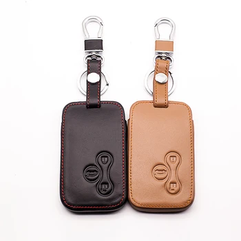 Automašīnas atslēgas piederumi aizsardzība Ādas Automašīnas galvenais gadījumā vāks Renault Megane RS. Gleznainā 3 Pogu Atslēga Apvalks Gadījumā Segtu Kartes