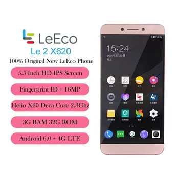 Leeco LETV Le 2 X620 MTK Helio X20 3GB 32GB Smartphnoe Deka Core 5.5