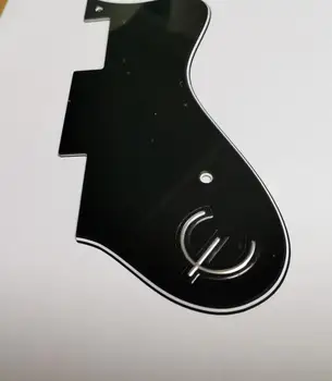 Pleroo Custom Ģitāru daļām, kas MUMS Epi ES335 Dot Ģitāra pickguard Nulles Plate & E Logo