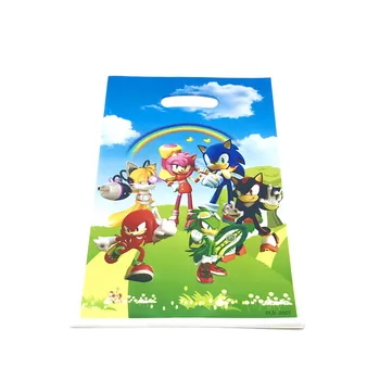 Sonic Ezis Puses Piegādes Multfilmu Tēmu Dzimšanas dienas svinības Rotājumus Bērniem Puses Piederumi Dekori Bērnu Dzimšanas dienas Galda piederumu Komplekts