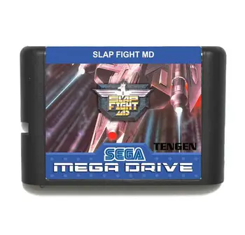 Slap fight 16 bitu MD Spēles Karti Ar Mazumtirdzniecības Kastē Sega Megadrive/Genesis