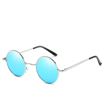 2019 Jauns Dizains, Apaļas Brilles, Saulesbrilles Steampunk Vīriešu Kārtas Saules Brilles Vīriešiem Rave Festivāls Vīriešu Saulesbrilles Vintage