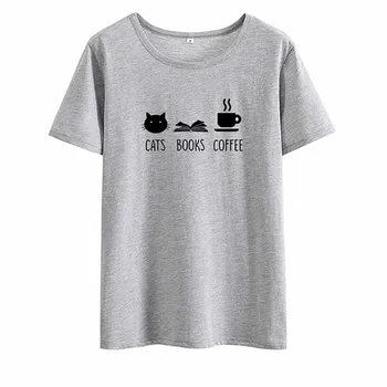 2019 Modes Sieviešu Plus Lieluma Kaķis Drukāt Tees t Īsām Piedurknēm Cēloņu t krekls Sieviešu Apģērbu
