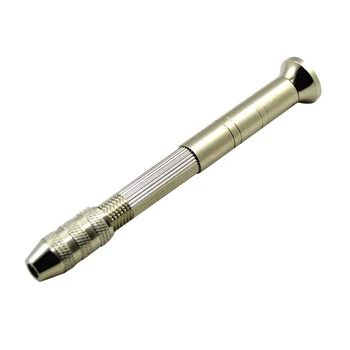 Sudraba Apaļa Galva 0.5-2.5 mm Mini Mikro Rokas Urbi Ar Keyless Remonta Instrumentu, Pulksteņu un Pulksteņu