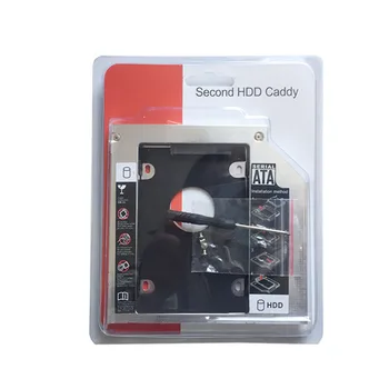 2 Cietā Diska HDD, SSD HD Caddy Adapter HP Elitebook 8460w 8470w 8560w 8570w 8760w 8770w(Dāvanu Optisko disku bezel )