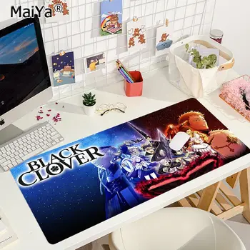 Melns Āboliņš Anime Skaistu Anime Pielāgot klēpjdatoru Spēļu peles paliktņa Izmērs par lielu Malu Slēdzenes Ātrums Versija Spēle KeyboardPad