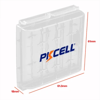 4gab PKCELL aa NIZN AA Uzlādējamas Baterijas 2500mWh 1.6 V Zaļās Akumulatora Mazāk Piesārņojuma un 1pc kastes turiet gadījumā