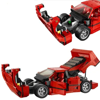 Jaunu 10248 1157pcs Tehnika Series Ferrari F40 Sporta Auto Celtniecības Bloki, Ķieģeļu Izglītojošas Rotaļlietas Bērniem Dāvanu 10567