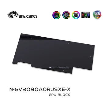 Bykski 3090 3080 GPU Ūdens Dzesēšanas Bloks Gigabyte AORUS RTX 3090 3080 XTREME Grafiskā Karte,VGA Cooler ARGB,N-GV3090AORUSXE-X