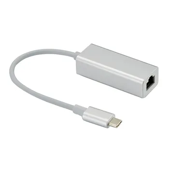 Ouhaobin USB C Ethernet tīkla Karte RJ45 Adapteri Kabeļa Ārējo 1000Mbps WIN XP/7/8 USB 3.1 C Tips Tīkla Adapteris