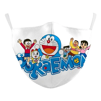 Cute Karikatūra Doraemon Atkārtoti Mutes, Sejas Maska Nepievelk Putekļus Maska Aizsardzības Masku, Respiratoru Muti Purns Mazgājams Maskas