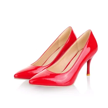 Dwayne Liela Izmēra Jaunu Modes augstpapēžu kurpes sieviešu sūkņi tievu papēdi classic balts sarkans nede bēša sexy balli kāzu kurpes 2020