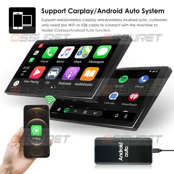 DSP CarPlay Android 10 2 Din 2G RAM 32G ROM Auto, kas NAV DVD Atskaņotājs, Multivides Atskaņotājs, VW POLP GOLF PASSAT JETTA BORA