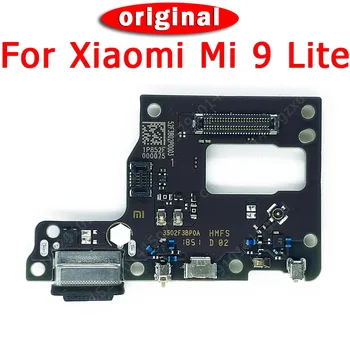 Sākotnējais Uzlādes Ports Xiaomi Mi 9 Lite Uzlādes Kuģa Mi9 Lite USB Spraudni PCB Dock Connector Flex Cable Rezerves Daļas