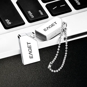 Eaget USB Flash Drive 32GB Super Mini Pendrive Ūdensizturīgs Pen Drive Triecienizturīgs Memoria USB Flash Drives Datoru & Auto Audio