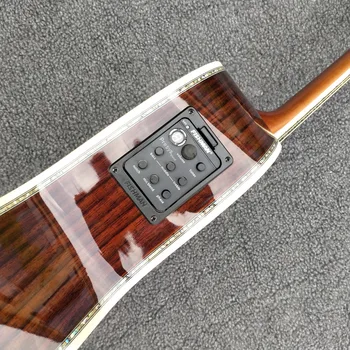 Cietā ciedra top OOO modelis akustiskā ģitāra 39 42 collu klasisks stils,nekustamā abalone,ebony klaviatūra,bezmaksas piegāde