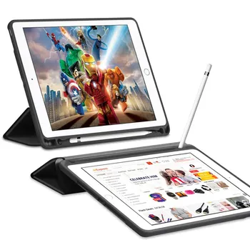 PU Ādas gadījumā iPad Gaisa 3 10.5 2019 Lietā, ar Zīmuli Turētāja Vāciņš iPad Pro 10.5 2017 Satnd uz lietu+filma+pildspalva
