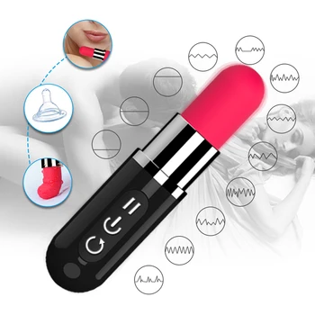 Lūpu krāsas Mini Vibrators Elektrisko Lodi Vibrators G Spot Vibrācijas Klitora Stimulators Erotiska Produkts Seksa Rotaļlietu Sieviete