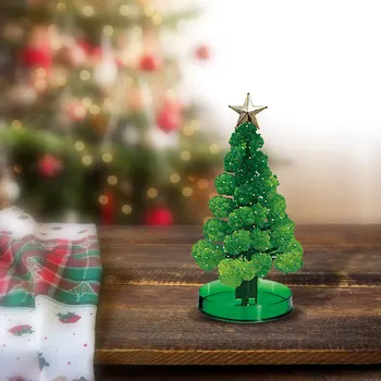 170mm H Zaļo DIY Vizuālo Burvju Aug Papīra Kristāli Koku brīnumainā kārtā Funny Ziemassvētku Eglītes Bērniem Jaunums Rotaļlietas Bērniem Dāvanas