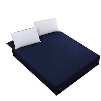 Poliestera tīrtoņa krāsu elastīgs lapu, viegli aprūpes un tīru, kas aprīkoti lapa gultas matrača aizsargs