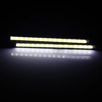 LEEPEE 2gab Braukšanas Miglas Lukturi COB Auto DRL LED Dienas Gaitas Lukturi, Auto Piederumi, DC 12V 10,5 cm