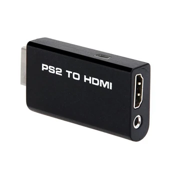AV Adapteri HDMI Pārveidotājs PS2, Lai HDMI 480i/480p/576i 3,5 mm AV Adapteris Jauda Nodrošina Visu Displeja Režīmi