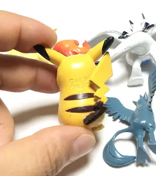 POKEMON TOMY Pokemon Lugia Mewtwo Ponyta Articuno Modelis rotaļlietas