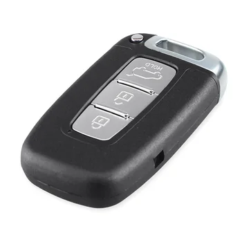 KEYYOU 2/3/4 Pogas Tālvadības Smart Auto Atslēgu Apvalks Gadījumā Fob par KIA Par HYUNDAI Keyless Enty Lietu Vāku