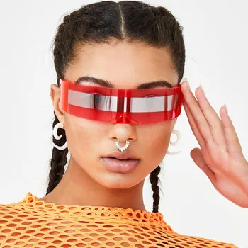 Ir 2021. Kiberpanku Jaunu Modes Unisex Brilles, Futūristiska Sajūtu Zinātnes un Tehnoloģiju Stilu, Aizsargbrilles, Forši, Stilīgi Aksesuāri