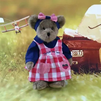 Teddy bear plīša pildījumu rotaļlietas ar Apģērbu, plīša kopīgu rotaļu lācīti lelle bērnu rotaļlietu meitenei dzimšanas dienā Ziemassvētku dāvanu Veikals Dekori Triver