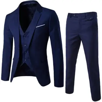 Bordo Vīriešu Uzvalki Līgavainis Valkā Tuxedos 3 Gabals Kāzu Tērpi Groomsmen Labākais Cilvēks Formālas Biznesa Uzvalks Vīriešiem (Jaka+Elsas +veste)