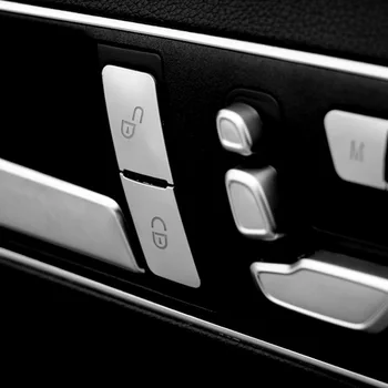 Auto Stils Durvju Bloķēšanas Pogas Vizuļi Atslēgt Apdare Uzlīme Apdare Priekš Mercedes Benz GLA CLA GLK GLE CLS ML, GL A B C E Class