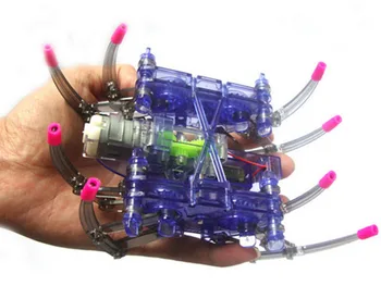 1gb DIY Apkopot Saprātīga Bateriju Darbināmas Robots Spider Rotaļlietas Bērniem Smadzeņu Spēle, Celtniecības Bloki, Rotaļlietas Salikšana Modelis