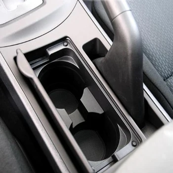2gab/daudz Auto stichers ABS Oglekļa šķiedras graudu Centrālās vadības stikla kausa paneļa apdare aptver 2010. - 2013. gadam Mazda 3