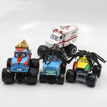 Disney Pixar Automašīnām, 3 Rotaļlietas Big Foot Die-cast Automašīnas Lightning McQueen Jackson Vētra Dinoco Automašīnas Modeli, Rotaļlietas Bērniem, Zēniem Dzimšanas dienas Dāvanas