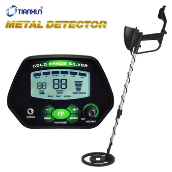 Apakšzemes Metāla Detektors MD-4090 Jauns Augsta Jutīguma LCD Veco Detektoru, Ar Atmiņas Funkcija, Apgaismojums Regulējams Pinpointer