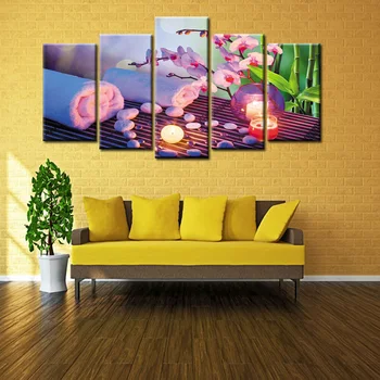 Mājas Dekoratīvs Sienas Dekors Spa plakātu, Tapetes, Krāsošana Mākslas Ainu sienas, attēlus dzīvojamā istaba/Abstract (127)