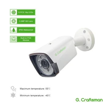 16ch 5MP POE Komplekts H. 265 Sistēmas CCTV Drošības līdz 32ch VRR Atbalsta 16ch 4k Āra Ūdensizturīgs IP Kameras Uzraudzības G. Amatnieks