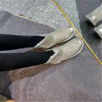 Zapatos Mujer De Stivali Sieviešu Zābaki Femmes Chaussures Botas Par 2020Kobiet Buty Scarpe Da Donna Damskie Demonia Kurpes Snowfield