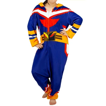 Boku Nav Mans Varonis Akadēmiskajām Aprindām, Iespējams, Cosplay Kostīmu Pieaugušo Unisex Apģērbu Kigurumi Gabals Pidžamu Sleepwear