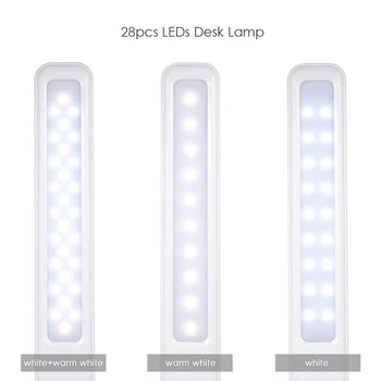 Bezvadu Uzlāde LED Galda Lampa USB Nakts Gaisma Pieskaras Kontrole 3 Režīmi Eye-rūpes Galda lampas, Gultas Gaismas, Birojs Guļamistaba