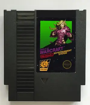 World of Warcraft Game Kasetne NES Konsoles