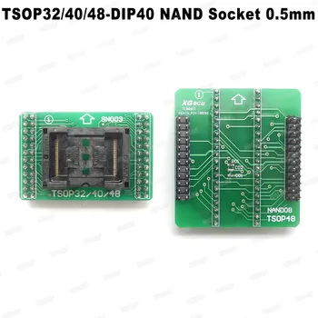 Xgecu Oriģināls TSOP48 Adapteris TL866ii Plus Programmētājs TSOP32/40/48 DIP40 NAND Ligzda 0.5 mm Bezmaksas piegāde