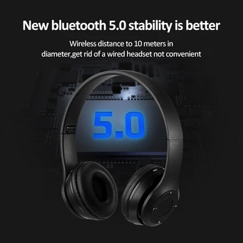 Austiņas Bezvadu Bluetooth Austiņas Spēle Salokāms Austiņas Dāvanu Krāsains BT 5.0 Austiņas Skaistumu Bluetooth Austiņas
