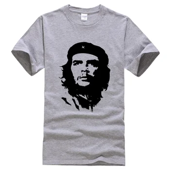 Che Guevara Varonis Vīriešu T Krekls Uzdrukāts Kokvilnas, Ar Īsām Piedurknēm T-Krekli Hipster Modelis T-Veida Topi Cool Augstas Kvalitātes Vīriešu T-Krekls